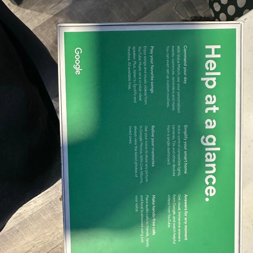 Google home hub